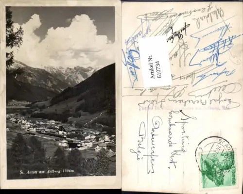 610734,Foto Ak St Anton a. Arlberg Ansicht