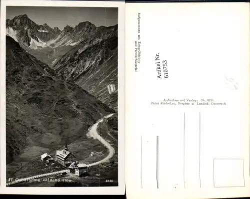 610753,Foto Ak St Christoph a. Arlberg St Anton a. Arlberg