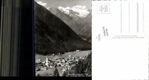 610758,Foto Ak Neustift i. Stubaital geg. Stubaier Gletscher