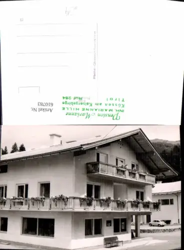 610783,Foto Ak Kössen a. Kaisergebirge Pension Marianne