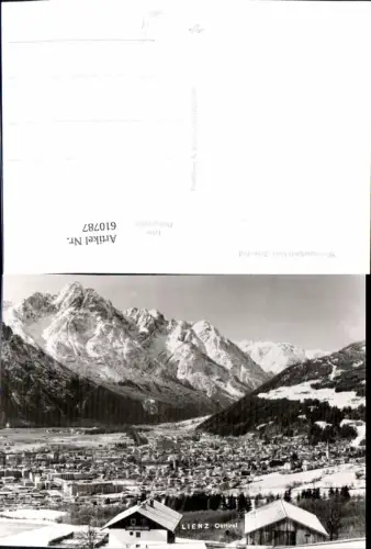 610787,Foto Ak Lienz Zettersfeld Winteransicht