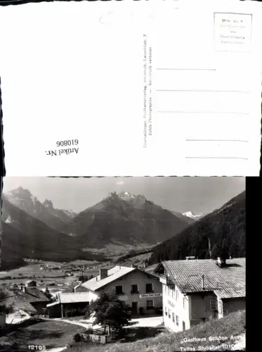 610806,Foto Ak Gasthaus Schöne Aussicht Telfes Stubaital