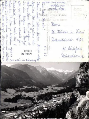 610830,Foto Ak Trins i. Gschnitztal Totale