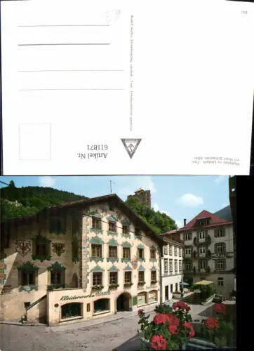 611871,Landeck m. Hotel Schwarzer Adler Kleiderwerke Steinadler