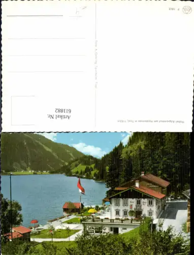 611882,Hotel Alpenhof a. Haldensee i. Tirol