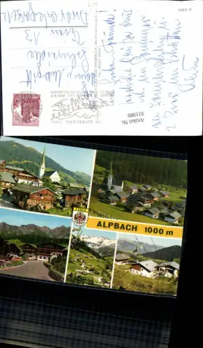 611889,Mehrbild Ak Alpbach Tirol Sessellift Dorfmotiv