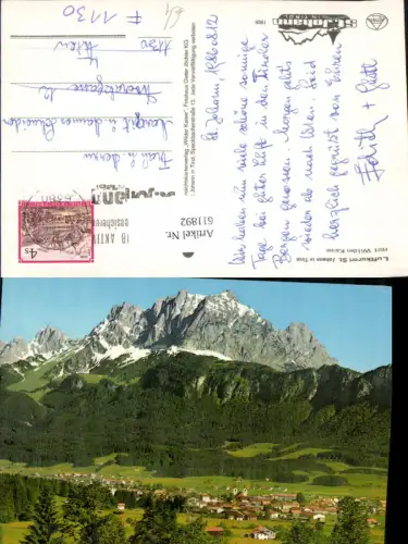 611892,St Johann i. Tirol m. Wilden Kaiser