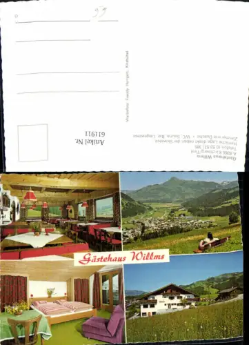 611911,Mehrbild Ak Kirchberg Tirol Gästehaus Willms