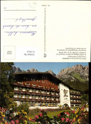 611919,Going a. Wilden Kaiser Sporthotel Pension Blattlhof