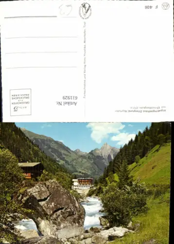 611929,Mayrhofen Zillertal Alpengasthaus Zillergrund m. Brandbergkolm