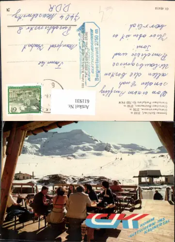 611931,Gemeinde Kaunertal Kaunertaler Gletscherbahnen Bergrestaurant Wintersport Terrasse