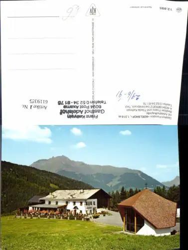611935,Birgitz b. Innsbruck Axams Gasthof Pension Adelshof m. Adelshofkapelle