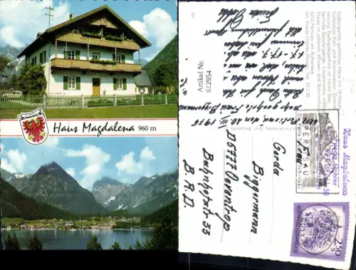 612954,Mehrbild Ak Pertisau a. Achensee Haus Magdalena