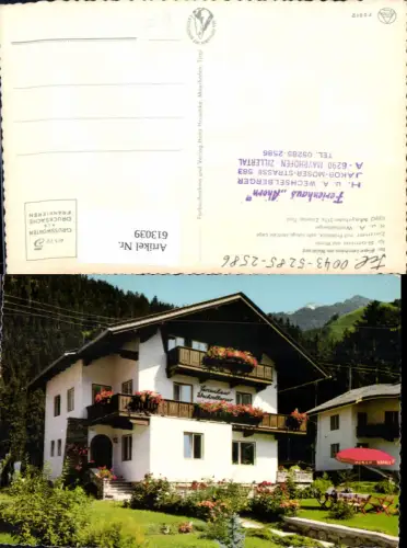 613039,Mayrhofen Zillertal Ferienhaus a. Waldrand Wechselberger