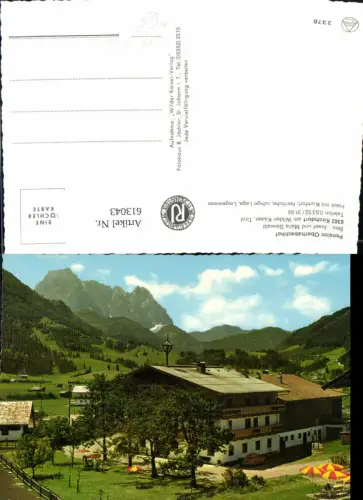 613043,Kirchdorf a. Wilden Kaiser Pension Oberhabachhof VW Käfer