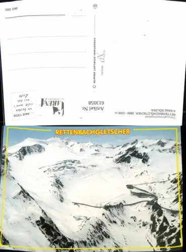 613058,Sölden Rettenbachergletscher Wintersport pub Alpine Luftbild 80005