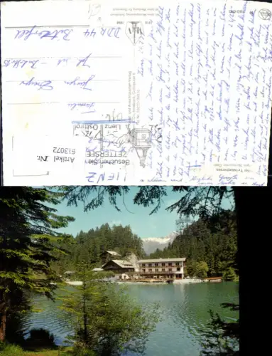 613072,Lienz Osttirol Hotel Tristachersee geg. Schleinitz