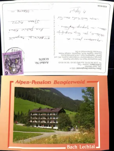 613076,Bach Lechtal Reutte Alpen-Pension Benglerwald