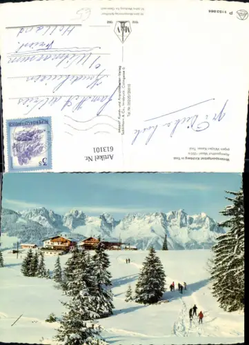 613101,Kirchberg in Tirol Berggasthof Maierl geg. Wilden Kaiser Wintersport