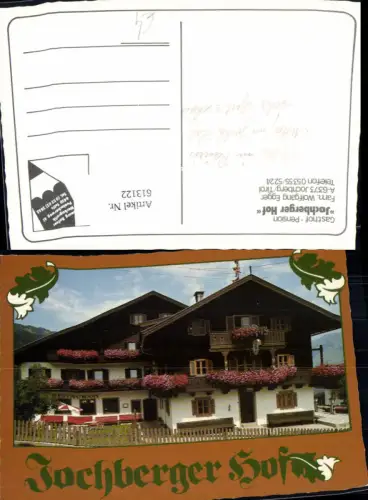 613122,Jochberg Tirol Gasthof Pension Jochberger Hof