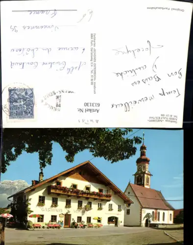 613130,Tulfes Tirol Gasthaus Neuwirt m. Kirche