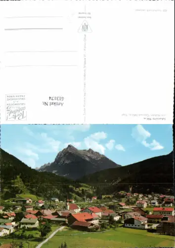 613174,Scharnitz m. Hohen Gleirsch Ansicht