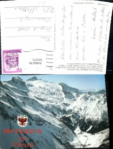 613175,Hintertux Tux Zillertal Winteransicht