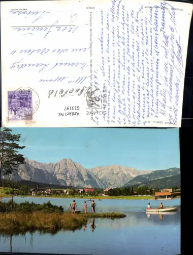 613197,Seefeld i. Tirol Ansicht See Ruderboot Boot