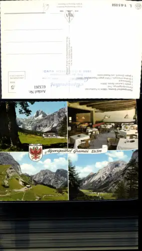 613261,Mehrbild Ak Breitenbach Kundl Alpengasthof Gramai i. Falzthurntal Gramai-Hochalm