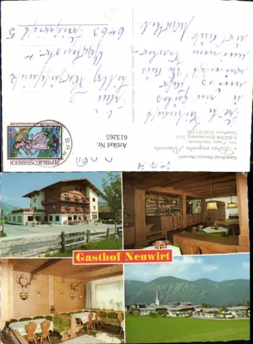 613265,Mehrbild Ak Brandenberg Tirol Gasthof Pension Neuwirt Der Singende Neuwirt