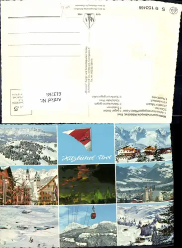 613268,Mehrbild Ak Kitzbühel Hahnenkamm Gasthof Maierl Nachtpiste