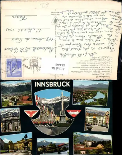 613269,Mehrbild Ak Innsbruck Nordkette Triumphpforte Hungerburgbahn Schloss Ambras