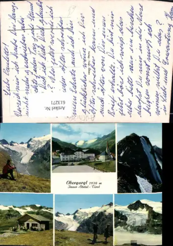 613271,Mehrbild Ak Obergurgl Gurgl Sölden Bergwandern Wandern