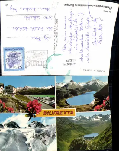 613279,Mehrbild Ak Silvretta Galtür Bielerhöhe Stausee