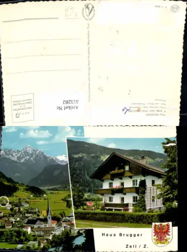 613282,Mehrbild Ak Zell a. Ziller Haus Brugger