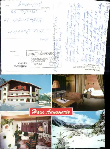 613302,Mehrbild Ak Berwang Tirol Haus Annemarie Winteransicht
