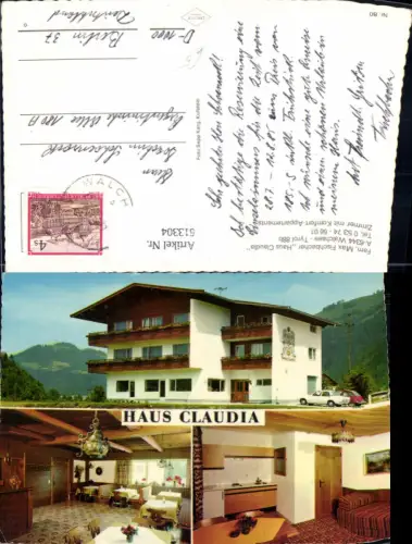 613304,Mehrbild Ak Walchsee Haus Claudia