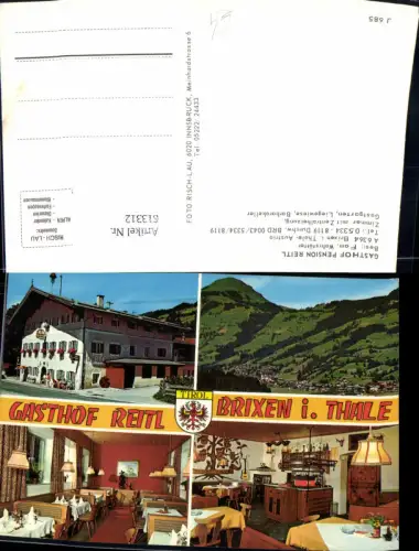 613312,Mehrbild Ak Brixen i. Thale Gasthof Reitl