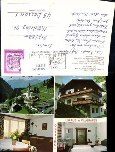 613313,Mehrbild Ak Außervillgraten Ausservillgraten Osttirol Haus Schett Josef