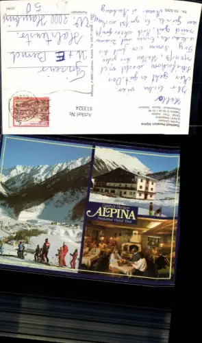 613324,Mehrbild Ak Niederthai Gasthof Pension Alpina Wintersport Ski Schi