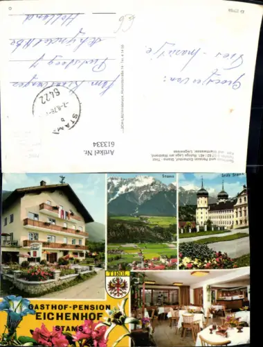 613334,Mehrbild Ak Stams Tirol Gasthaus Pension Eichenhof