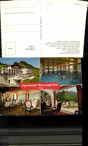 613347,Mehrbild Ak Berwang Tirol Alpenhotel Berwangerhof Hallenbad