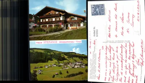 613353,Mehrbild Ak Wildschönau Haus Stefanie
