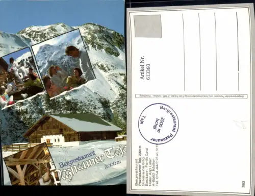 613360,Mehrbild Ak Mathon Ischgl Bergrestaurant Paznauner Taja Wintersport Apres Ski