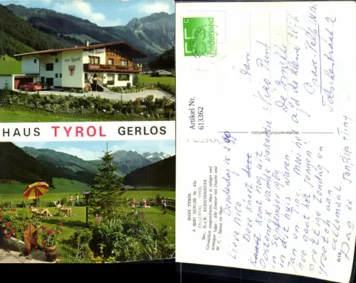 613362,Mehrbild Ak Gerlos Zillertal Haus Tyrol