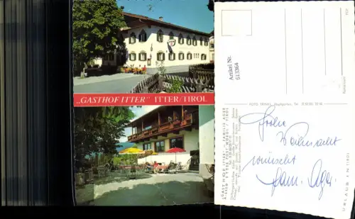 613364,Mehrbild Ak Itter Wörgl Gasthof Itter