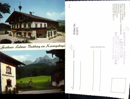 613371,Mehrbild Ak Ebbs Buchberg a. Kaisergebirge Gasthaus Lederer