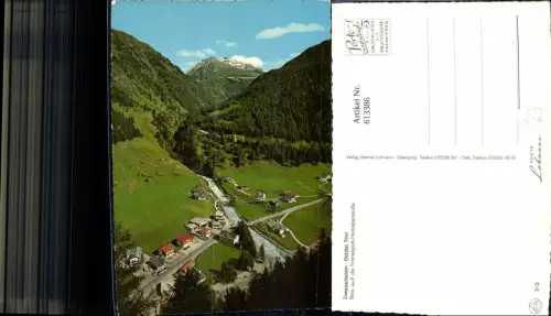 613386,Zwieselstein Sölden Oetztal Blick a. d. Timmelsjoch-Hochalpenstraße