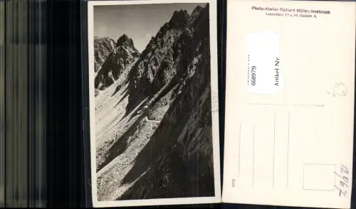 668979,Foto Ak Tirol Berg Bergformation pub Richard Müller Innsbruck