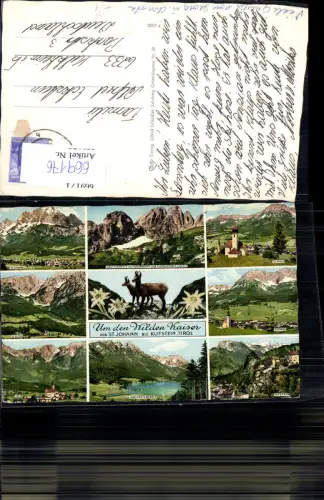 669176,Mehrbild Ak St Johann Kufstein Wilden Kaiser Scheffau Ellmau Söll Hintersteinersee